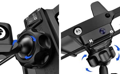 ДЕРЖАТЕЛЬ ДЛЯ ТЕЛЕФОНА ЗАРЯДНОЕ УСТРОЙСТВО ДЛЯ МОТОЦИКЛА USB 3.0 QC