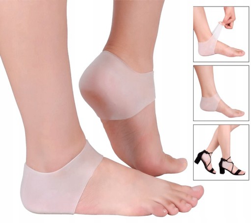 Чехлы на потрескавшиеся пятки, подпяточники, повязки SOFT GEL от пяточных шпор.