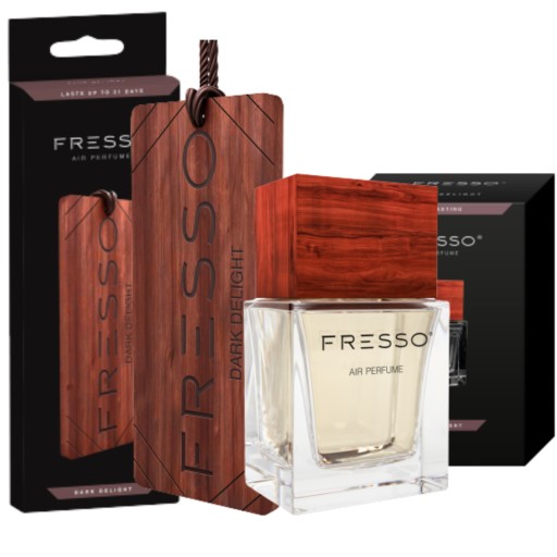 Автомобильные духи FRESSO Dark Delight 50 мл + автомобильный ароматизатор