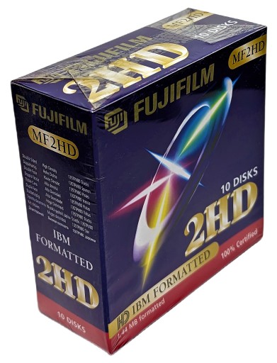 10 FDD-ДИСКОВ FUJIFILM MFD-2HD 1,44 МБ 3,5 дюйма