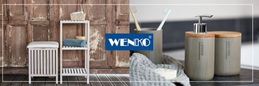 Угловая душевая штанга Wенко 90-90 x 2 мм, серебристая