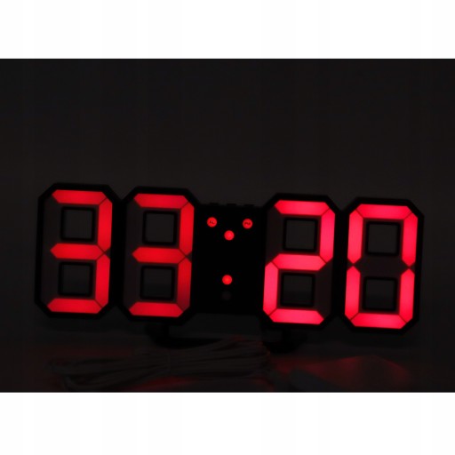 3D LED Cyfrowy zegar na biurko Możliwość