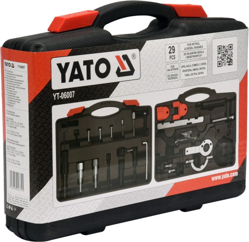 НАБОР YATO 29 предметов ИНСТРУМЕНТ ГРМ, БЕНЗИНОВЫЙ ДИЗЕЛЬ