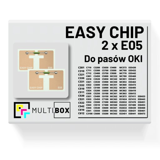 2 ремня переноса сброса EASY CHIP E05 OKI C5950