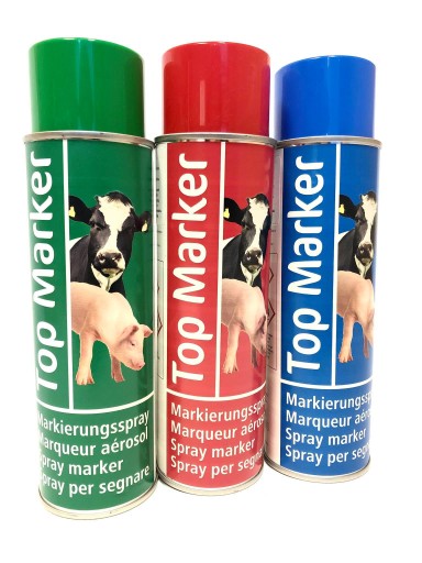 Zestaw 3 kolory - spray do znakowania TopMarker