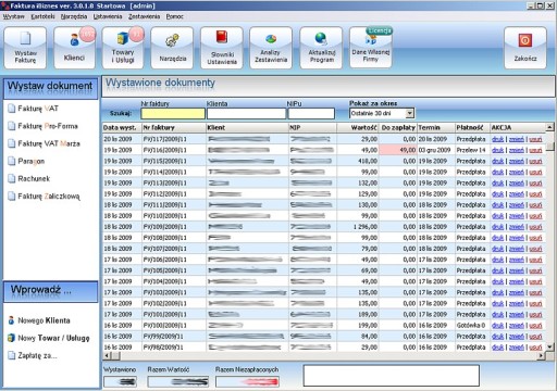 Программа Invoice iBiznes - Startowa + Norton 3-я версия