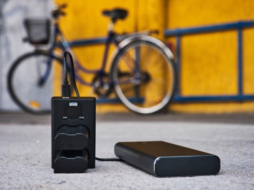 Двухканальное зарядное устройство DL-USB-C для аккумуляторов NP-W126 для Fujifilm Newell