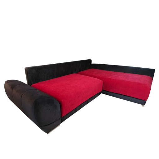 Pokrowiec na siedzisko narożnik sofę 70x125x15 sztruks Czerwony
