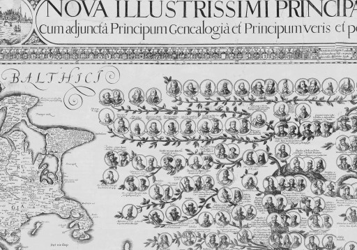 Старая карта Западной Померании 1616 г. - 91x61 - Lubinus