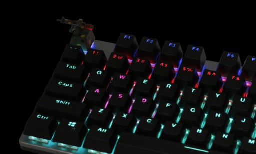 Ozdobny klawisz dla gamera gracza do klawiatury zxcv