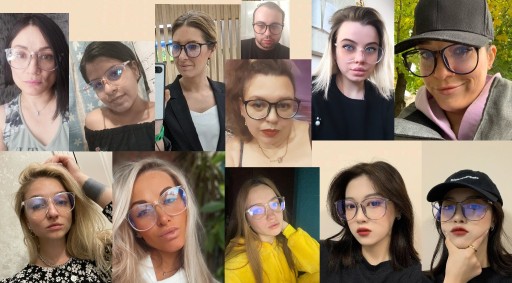 OKULARY duże przezroczyste antyblue UV400 zerówki