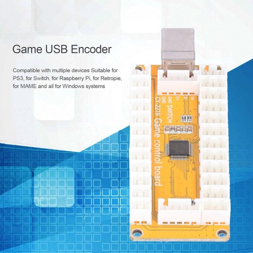 QM070908 USB-кодер для аркадных игр с нулевой задержкой,
