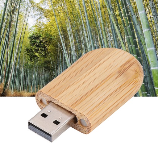 овальная деревянная флешка USB 3.0 в корпусе с U-диском