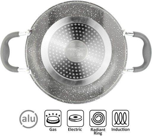 GARNKI TURYSTYCZNE BRUNNER GOURMET ROCK 8+1 Ø 20 cm