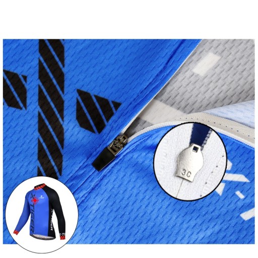 BLUZA ROWEROWA KOLARSKA MĘSKA OCIEPLANA NA WIOSNĘ DOBRA AERODYNAMIKA PRO L
