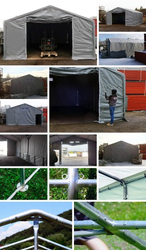 Namioty Budowlane 5x8m [2,5m] Garaże DAS 600 W