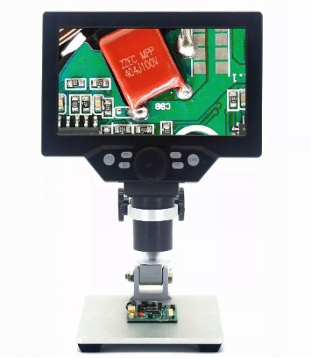 USB цифровой микроскоп для науки ЖК-экран HD 1080P 12MP 8x светодиодный зум 1200x