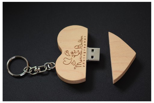 Свадебный подарок USB Pen Drive 64 ГБ в форме сердца