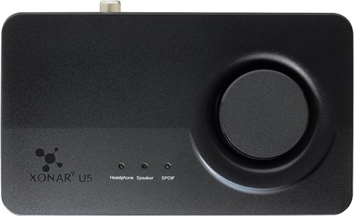 Внешняя звуковая карта Asus Xonar U5 5.1, усилитель для наушников