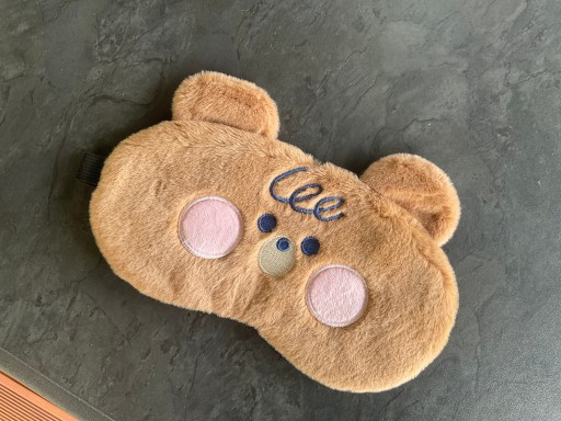 МАСКА ДЛЯ СПЯЩЕГО ПУЗЫРЯ РЕЛАКСАЦИЯ BEAR BEAR PLUSH коричнево-коричневый