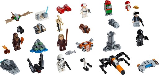 LEGO STAR WARS 75245 Адвент-календарь 2019 Чубакка Порг Люк Скайуокер