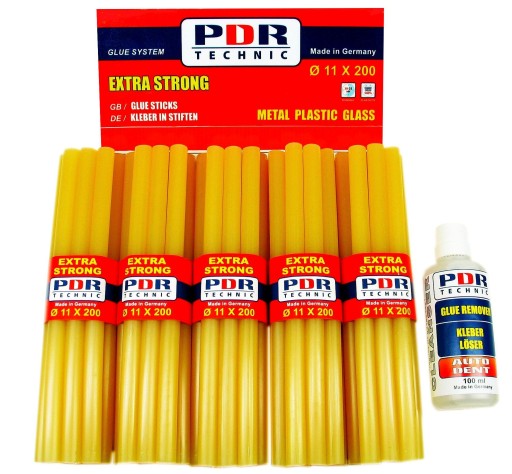 Клей PDR Extra Strong 50 шт Ремувер 100мл Удаление вмятин Professional