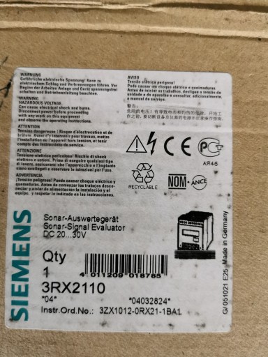 БЛОК УПРАВЛЕНИЯ SIEMENS 3RX2 110 3RX2110