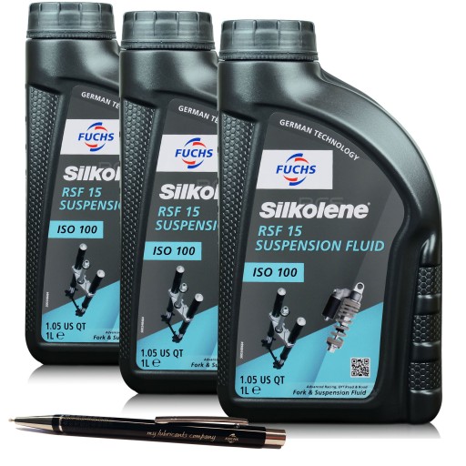 3 LITRY FUCHS SILKOLENE RSF 15 OLEJ DO AMORTYZATORÓW MOTOCYKL ISO 100 - 3L