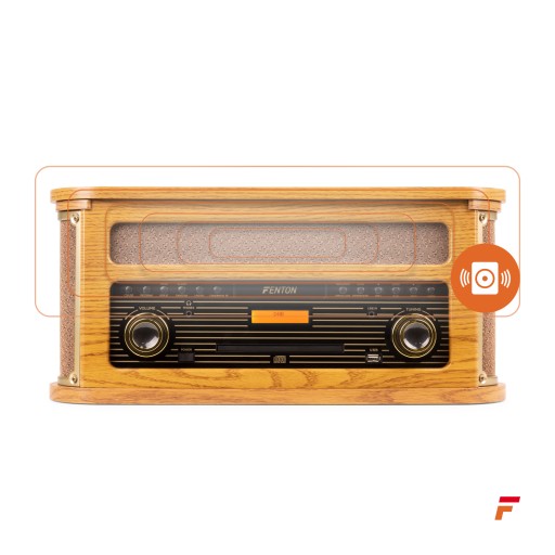 Wielofunkcyjny Gramofon BT DAB+FM USB CD kasetowy