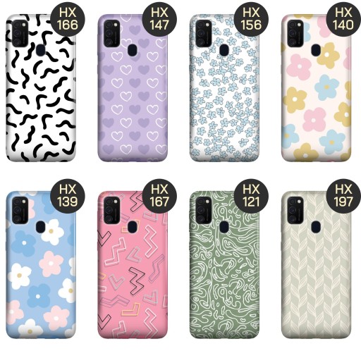 ETUI DO SAMSUNG GALAXY M21 WZORY UNIWERSALNE ZWYKŁE MIX OBUDOWA POKROWIEC