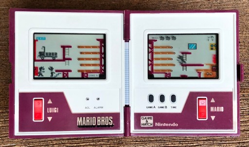 БРАТЬЯ МАРИО. Game & Watch Игра NINTENDO RETRO, винтажный многоэкранный ЖК-экран 1983 года!