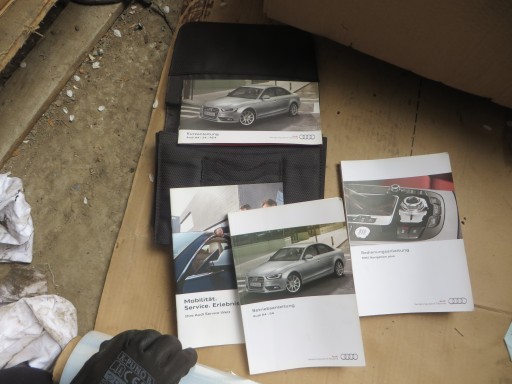 INSTRUKCJA OBSŁUGI KOMPLET AUDI A4 B8 (X)