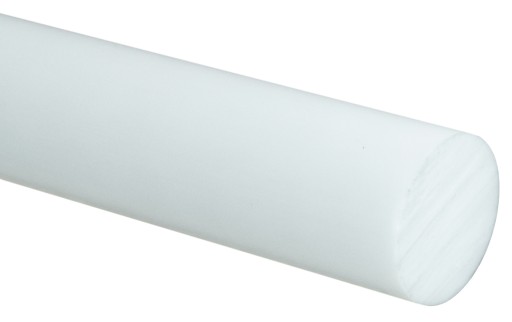 Tworzywo PTFE Teflon pręt o wym. 20mm x 500mm wałek