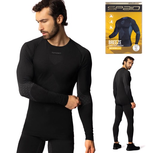 SPAIO Breeze термофутболка с длинными рукавами, охлаждение мотоцикла, серая XL