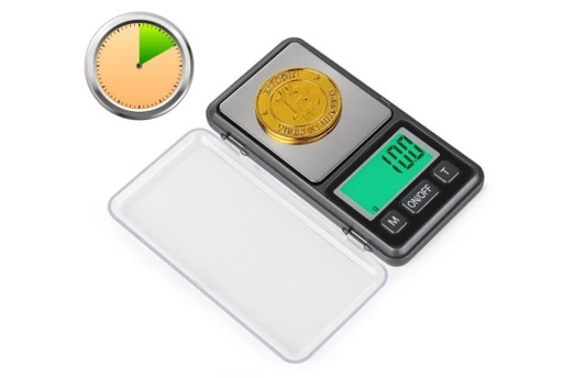Маленькие портативные карманные весы 300г 0,01г + наклейка