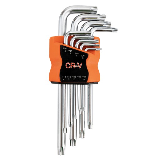 Набор шестигранных ключей, Шестигранные ключи, Ключи Torx Torx, 9 шт. Т10 - Т50