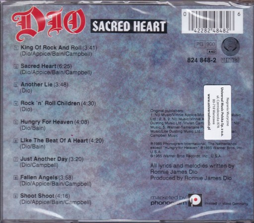 CD-ДИО-СВЯЩЕННОЕ СЕРДЦЕ (НОВОЕ В ФОЛЬГЕ)