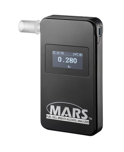 Alcovisor Mars BT черный электрохимический алкотестер