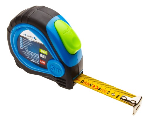 Miara zwijana 5m x 19mm, certyfikat MID Hoegert