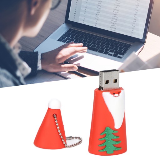 жесткий диск прочный, надежная совместимость, милый USB-накопитель Санта-Клауса 2.0 mo