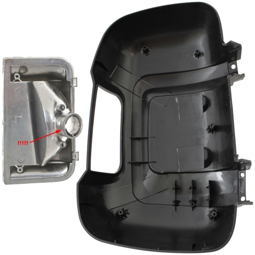 DUCATO JUMPER BOXER 06- КОРПУС ЗЕРКАЛА, ПОВОРОТНИК L
