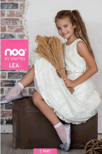 Носки Knittex LEA 15 ден белые 2 ПАРЫ # UNI