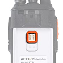 Retevis RT24 Walkie Talkie, радиостанция PMR446 с гарнитурой