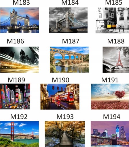 FOTOTAPETY 3D miasta Nowy York nocą most 250x200