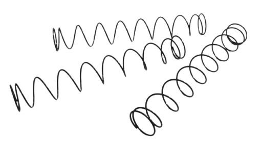 SPRĘŻYNA NACISKOWA d=1,0 * Dz=17 * L=110 - 3szt