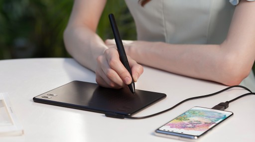HUION RTE-100 Черный графический планшет