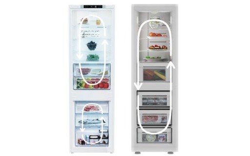 Beko BCNE400E40SN двухдверный встраиваемый холодильник