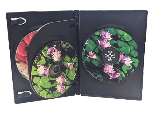 ЭКСКЛЮЗИВНЫЕ коробки на 4 DVD 14мм Черный 5 шт ПРОТЕК