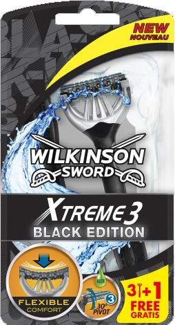 Бритва Wilkinson Xtreme 3 Black Edition 3+1