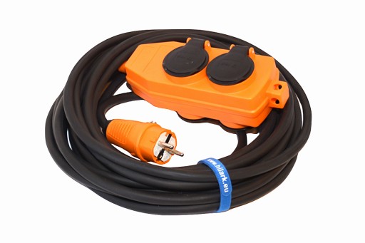 Удлинительный кабель OW H05RR-F 3х2,5 2м С РАЗДЕЛИТЕЛЕМ